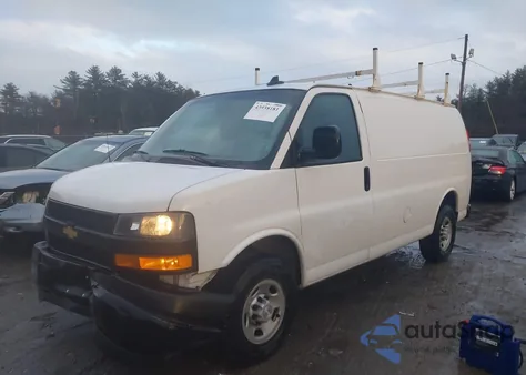 2019 Chevrolet Express 2500 Work Van from USA, damaged, VIN 1GCWGAFP1K1354915